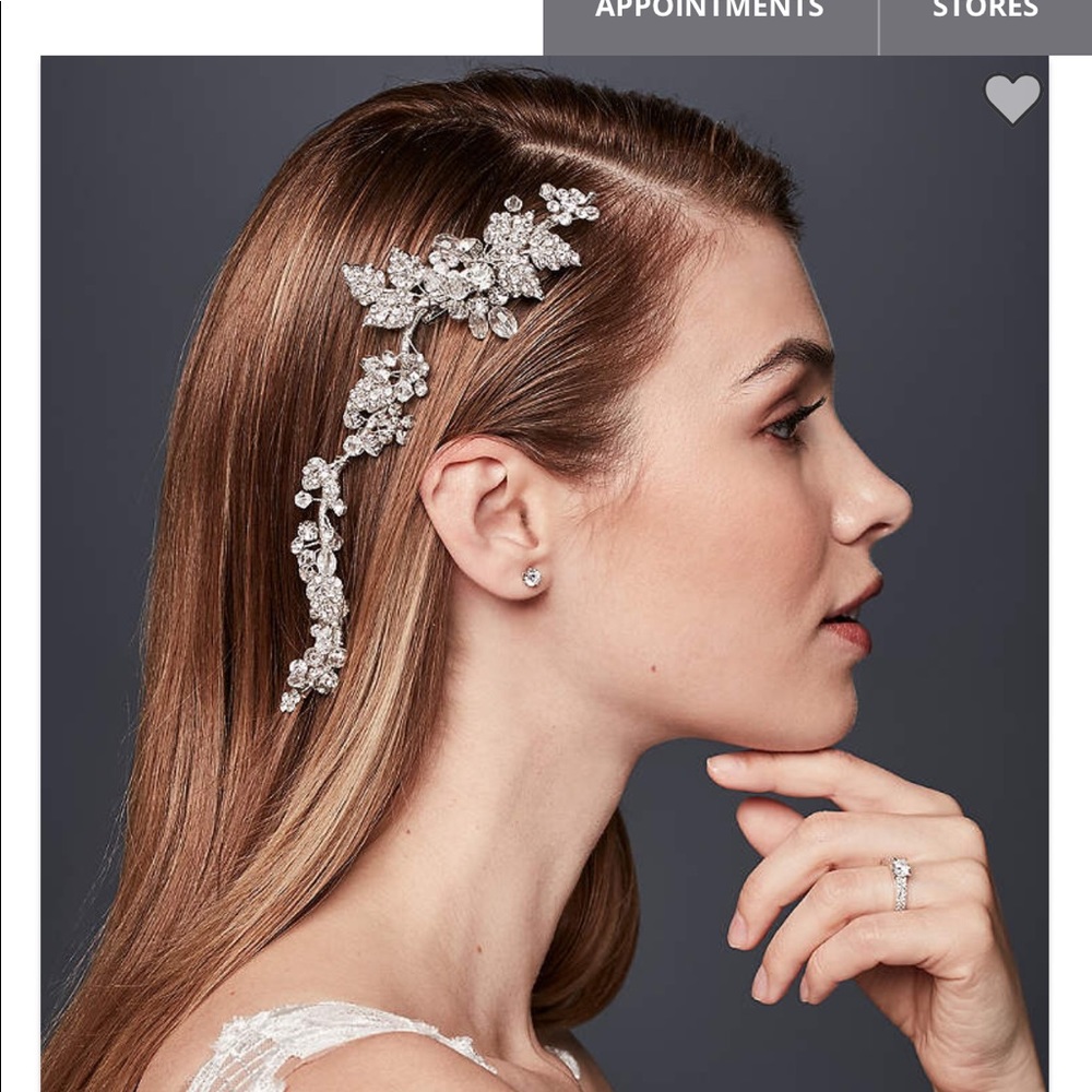 Lush Crystal Floral Flexible Hair Vine